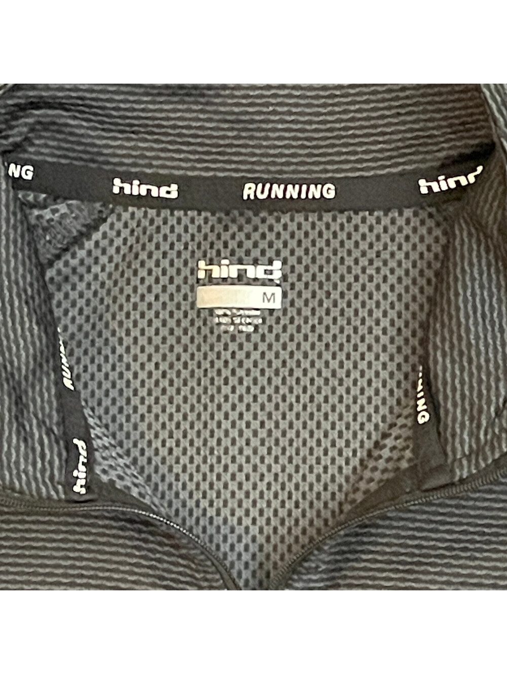 Hind Men's MED Black LS 1/4 Zip Activewear PLEASE READ! - Picture 6 of 13
